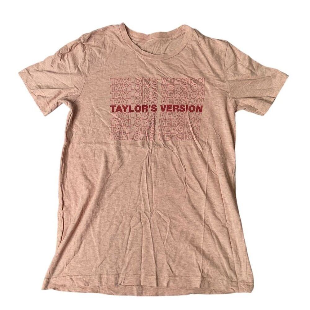 Taylor's Version Taylor Swift Peach Graphic T-Shirt M Music